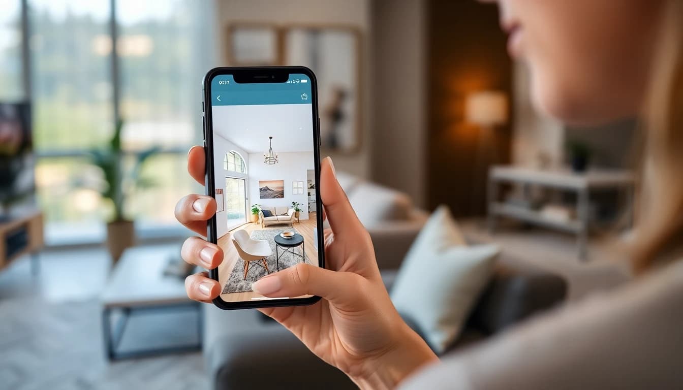 Step 1: 1. Snap a Photo - showing how DecorAI AI interior design app works